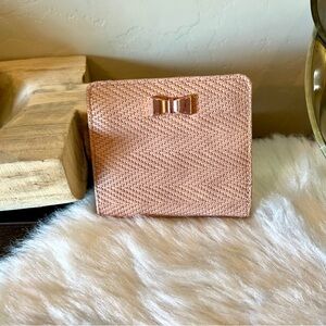 Buxton Small Wallet Pink With Gold